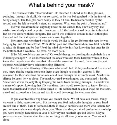 What's Behind Your Mask